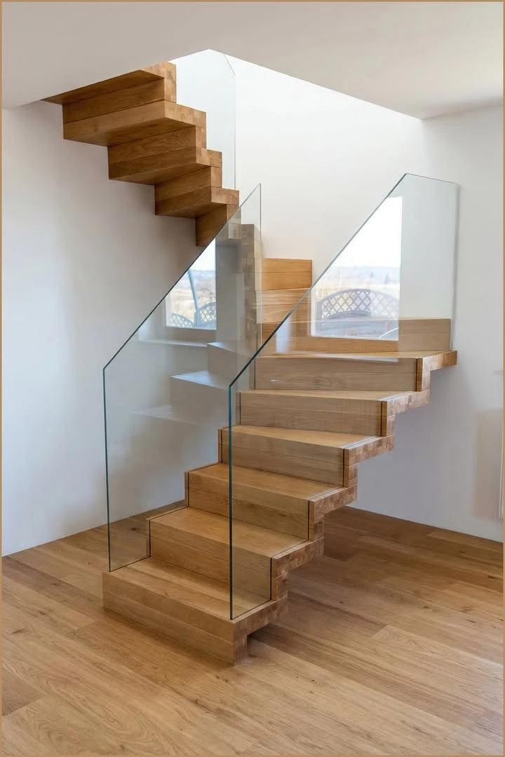 Glas hat bei einer Treppe einen großen Vorteil: Es nimmt dem Raum kein Licht. ✨

Deshalb w...